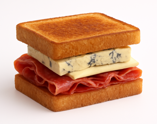 SANCHEZ | jamon serrano,queso y roquefort