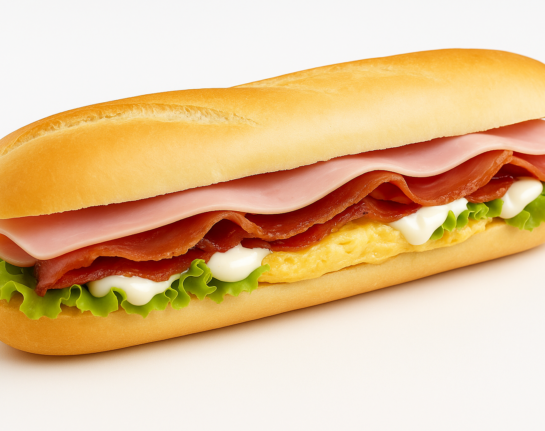 BERE | york, queso, bacon, salsa, lechuga y tortilla